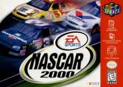 Scan of front side of box of NASCAR 2000