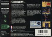 Scan of back side of box of NBA In The Zone 2000