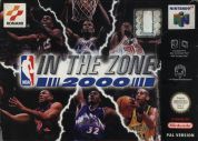 Scan of front side of box of NBA In The Zone 2000