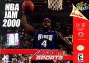 Scan of front side of box of NBA Jam 2000