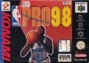Scan of front side of box of NBA Pro 98