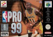 Scan of front side of box of NBA Pro 99