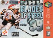 Scan of front side of box of NHL Blades of Steel '99