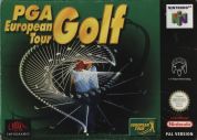 Scan of front side of box of PGA European Tour