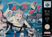 Scan of front side of box of Paperboy