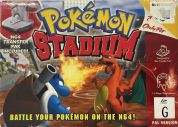 Scan of front side of box of Pokemon Stadium