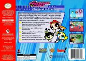 Scan of back side of box of Powerpuff Girls: Chemical X-Traction
