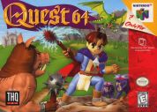 Scan of front side of box of Quest 64