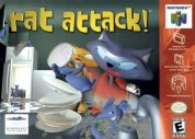 Scan of front side of box of Rat Attack