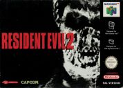 Scan of front side of box of Resident Evil 2