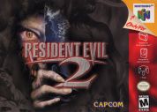Scan of front side of box of Resident Evil 2