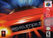 Scan of front side of box of Roadsters