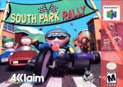 Scan of front side of box of South Park Rally