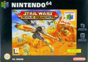 Scan of front side of box of Star Wars: Rogue Squadron