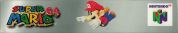 Scan du côté supérieur de la boite de Super Mario 64