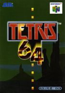 Scan of front side of box of Tetris 64