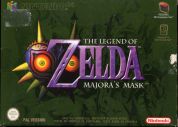 Scan of front side of box of The Legend Of Zelda: Majora's Mask