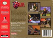 Scan de la face arrière de la boite de The Legend Of Zelda: Ocarina Of Time