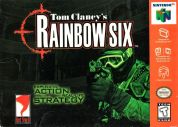 Scan of front side of box of Tom Clancy's Rainbow Six