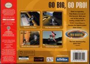 Scan of back side of box of Tony Hawk's Pro Skater