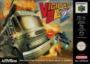 Scan of front side of box of Vigilante 8: Second Offense