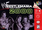 Scan of front side of box of WWF Wrestlemania 2000