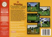 Scan of back side of box of Waialae Country Club: True Golf Classics