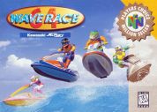 Scan of front side of box of Wave Race 64