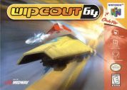 Scan of front side of box of WipeOut 64