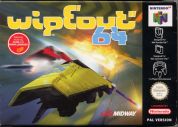 Scan of front side of box of WipeOut 64