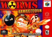 Scan of front side of box of Worms Armageddon
