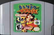 Scan of cartridge of Banjo-Tooie - Not For Resale