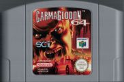 Scan of cartridge of Carmageddon 64