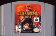Scan of cartridge of Duke Nukem 64