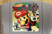 Scan of cartridge of Mario Party - Third print