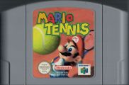 Scan of cartridge of Mario Tennis