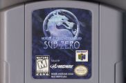 Scan of cartridge of Mortal Kombat Mythologies: Sub-Zero