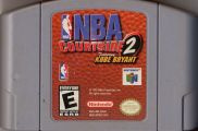 Scan of cartridge of NBA Courtside 2 featuring Kobe Bryant