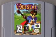 Scan of cartridge of Quest 64