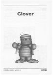 Scan de la soluce de Glover paru dans le magazine N64 24 - Supplément Double guide de jeu : F-Zero X / Glover, page 1