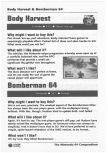 Scan du suplément The Nintendo 64 Compendium, page 12