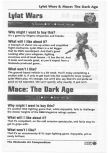 Scan du suplément The Nintendo 64 Compendium, page 29