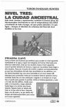 Scan de la soluce de Turok: Dinosaur Hunter paru dans le magazine Magazine 64 12 - Supplément Super guide Turok: Dinosaur Hunter + Festival de trucs, page 9