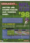 Scan of the walkthrough of NFL Quarterback Club '98 published in the magazine X64 04 - Bonus 32 pages of unseen walkthroughs, page 1