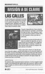Scan of the walkthrough of Resident Evil 2 published in the magazine Magazine 64 29 - Bonus Two Superguides + tricks to devastate your city , page 16