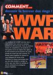 Scan of the walkthrough of WWF War Zone published in the magazine X64 HS03, page 1