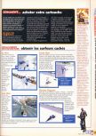 Scan of the walkthrough of 1080 Snowboarding published in the magazine X64 HS03, page 2