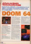 Scan de la soluce de Doom 64 paru dans le magazine X64 HS03, page 1