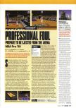 Scan of the review of NBA Pro 99 published in the magazine Arcade 09, page 1