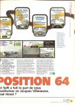 Scan du test de F1 Pole Position 64 paru dans le magazine X64 02, page 2